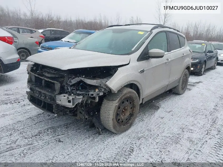 1FMCU9GD6JUD10027 2018 Ford Escape Se