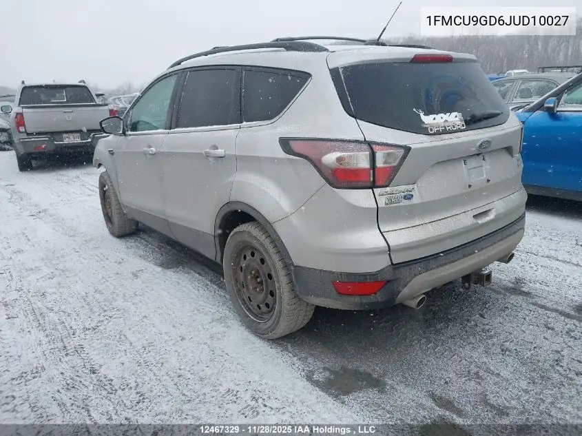 1FMCU9GD6JUD10027 2018 Ford Escape Se