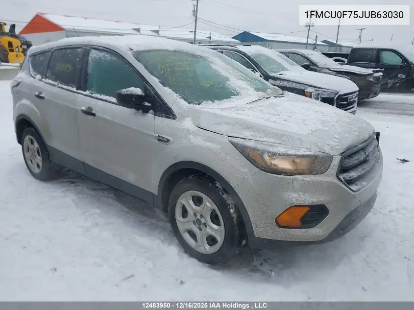 1FMCU0F75JUB63030 2018 Ford Escape S