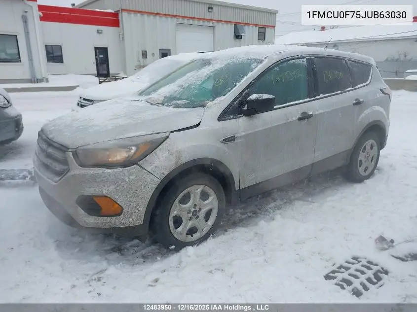 1FMCU0F75JUB63030 2018 Ford Escape S