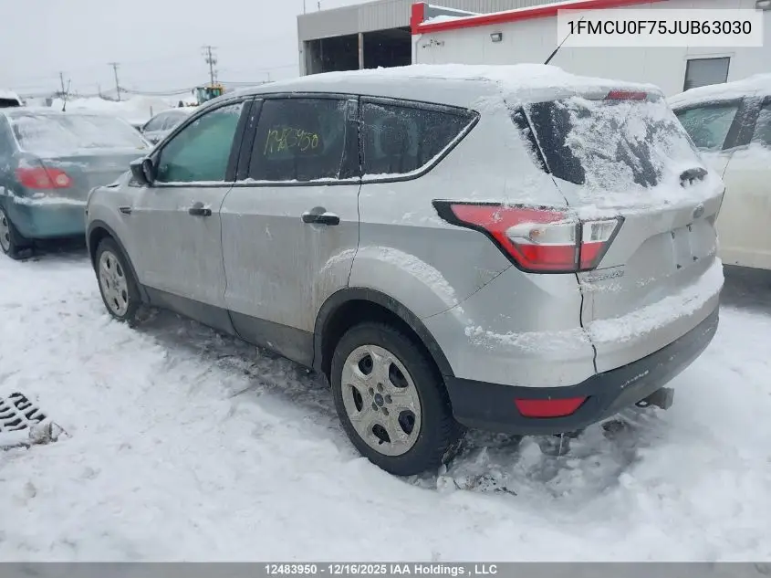 1FMCU0F75JUB63030 2018 Ford Escape S
