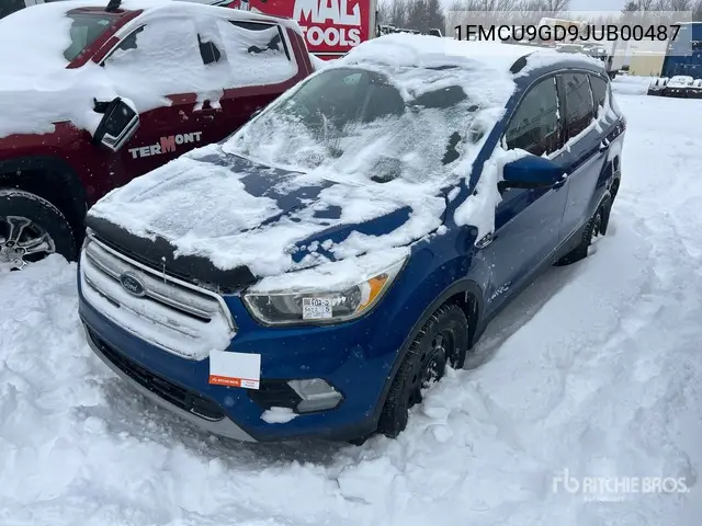 1FMCU9GD9JUB00487 2018 Ford Escape 2018 Ford Escape Se 4Wd Suv (Inoperable)