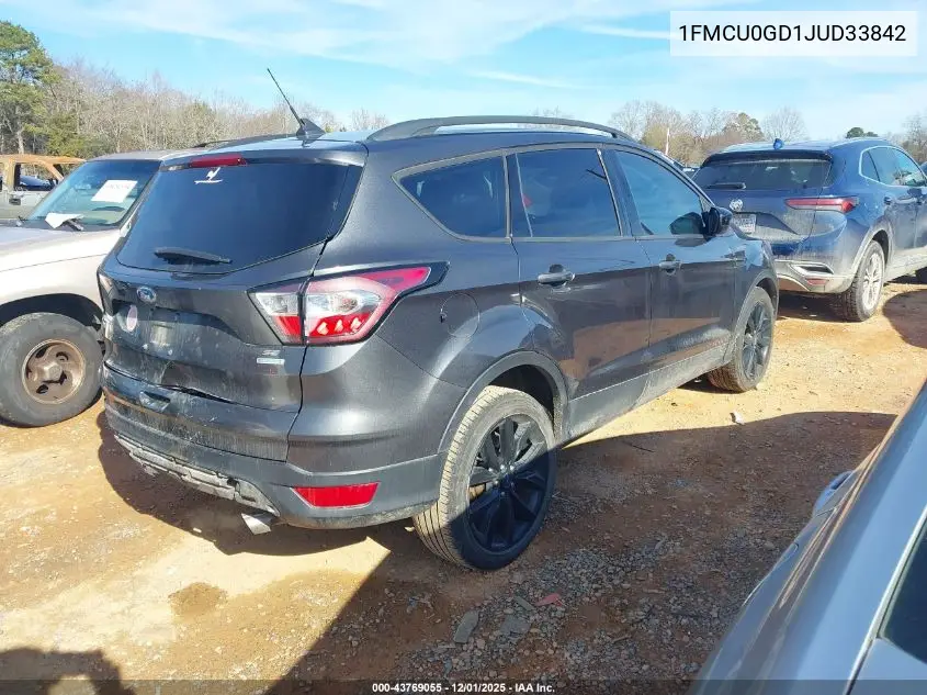 1FMCU0GD1JUD33842 2018 Ford Escape Se