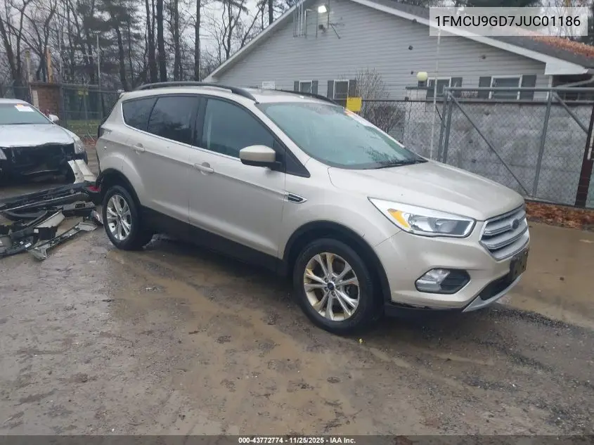 1FMCU9GD7JUC01186 2018 Ford Escape Se