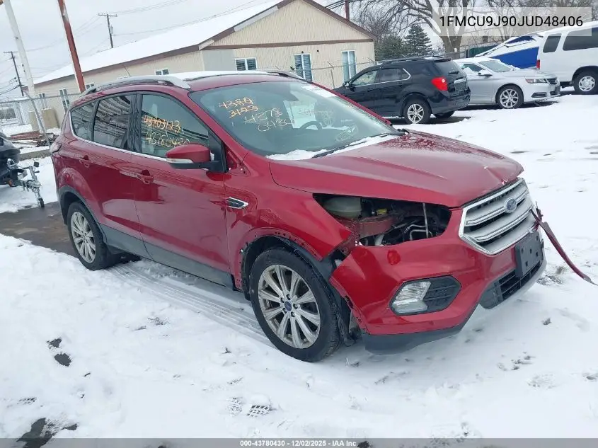 1FMCU9J90JUD48406 2018 Ford Escape Titanium