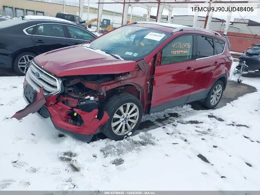 1FMCU9J90JUD48406 2018 Ford Escape Titanium