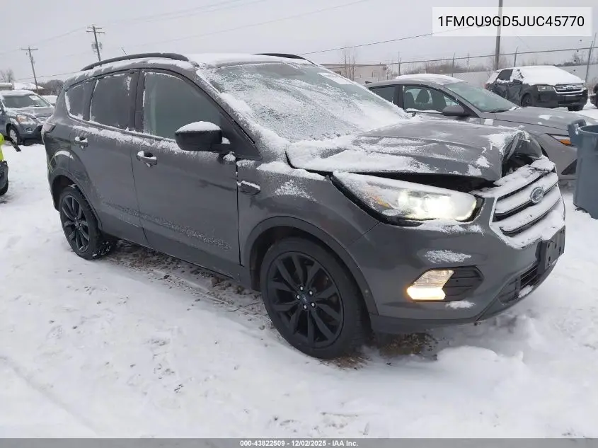1FMCU9GD5JUC45770 2018 Ford Escape Se