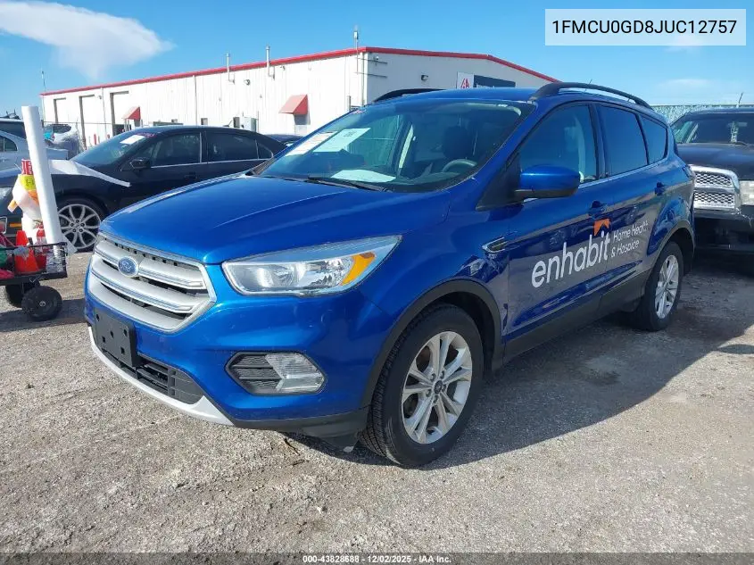 1FMCU0GD8JUC12757 2018 Ford Escape Se