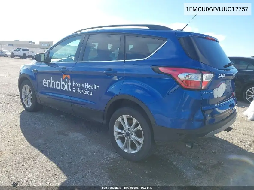 1FMCU0GD8JUC12757 2018 Ford Escape Se