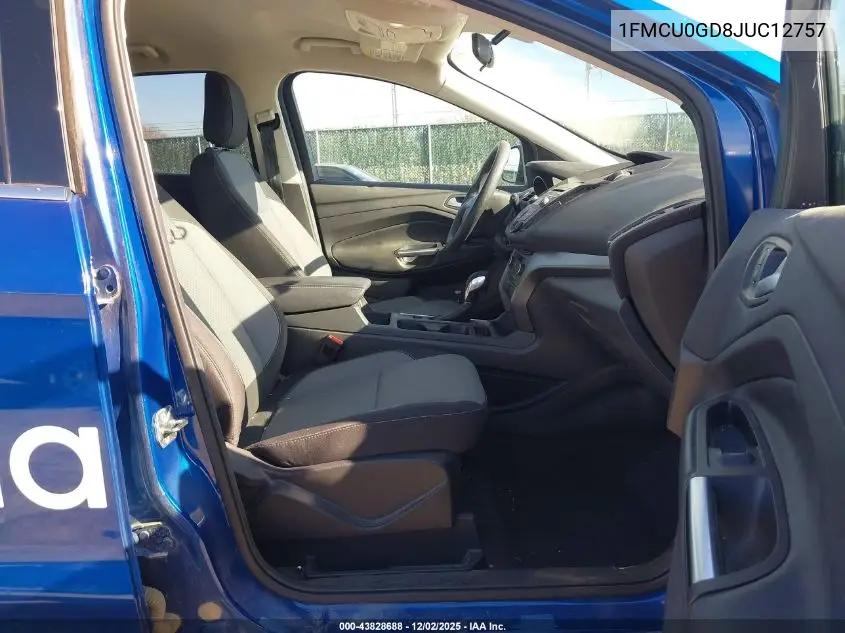 1FMCU0GD8JUC12757 2018 Ford Escape Se