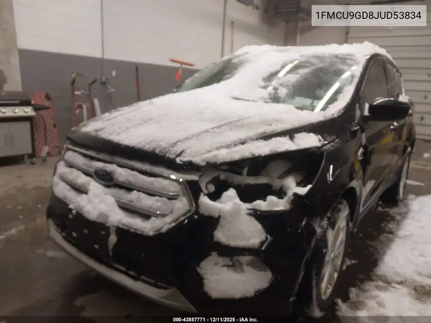 1FMCU9GD8JUD53834 2018 Ford Escape Se