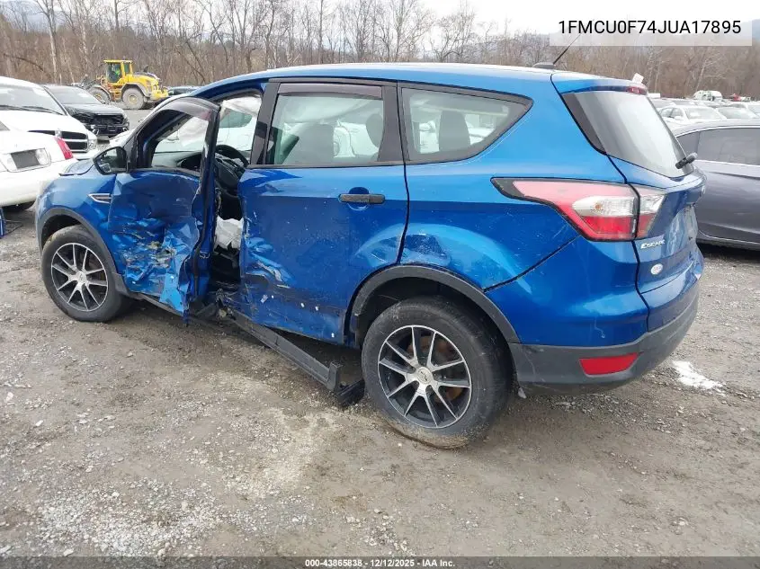1FMCU0F74JUA17895 2018 Ford Escape S