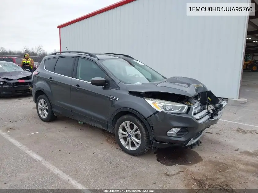 1FMCU0HD4JUA95760 2018 Ford Escape Sel