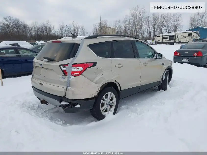 1FMCU9HD7JUC28807 2018 Ford Escape Sel