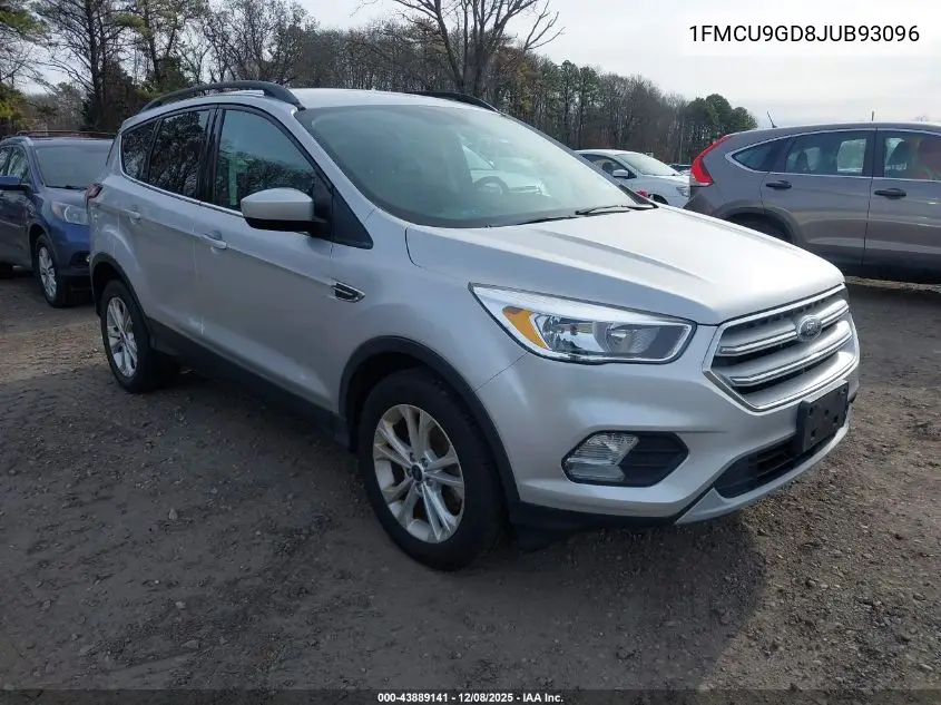 1FMCU9GD8JUB93096 2018 Ford Escape Se