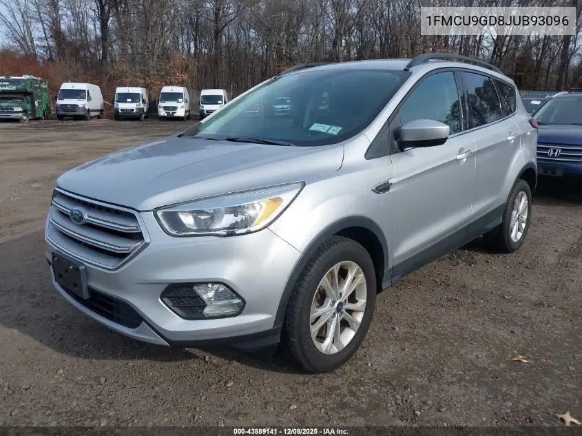 1FMCU9GD8JUB93096 2018 Ford Escape Se