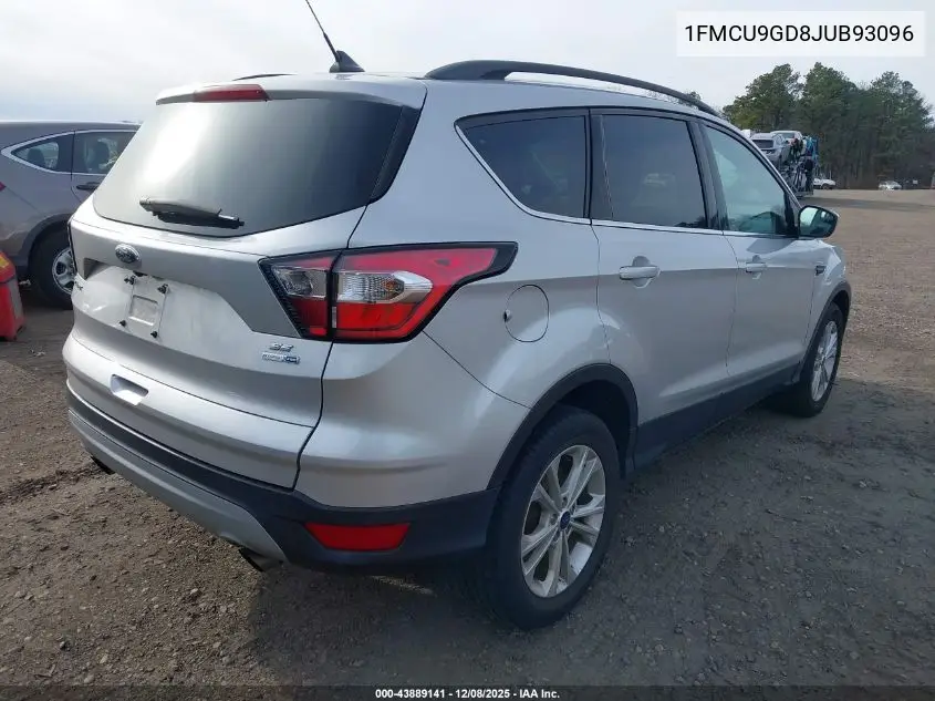 1FMCU9GD8JUB93096 2018 Ford Escape Se
