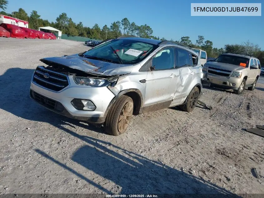 1FMCU0GD1JUB47699 2018 Ford Escape Se