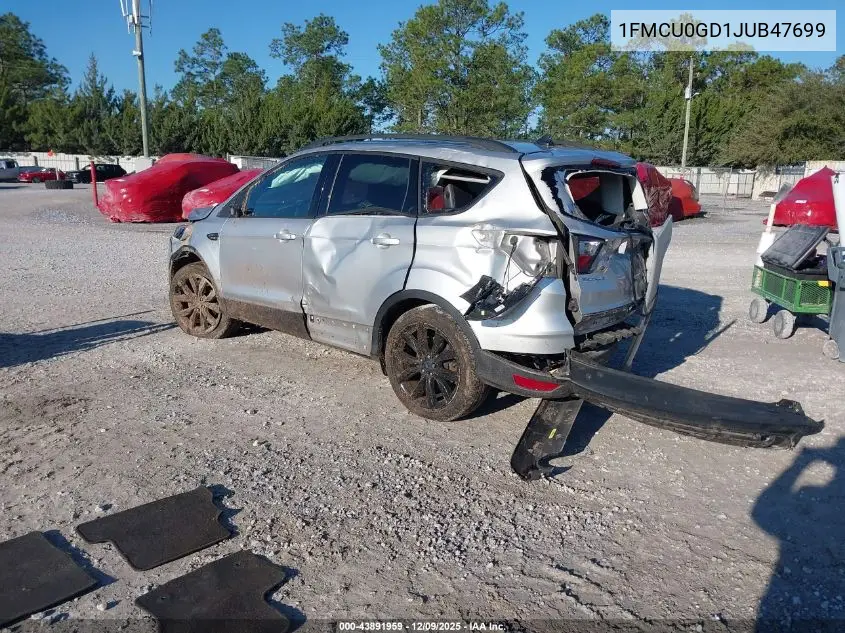 1FMCU0GD1JUB47699 2018 Ford Escape Se