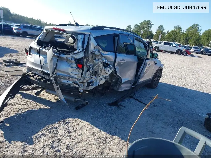 1FMCU0GD1JUB47699 2018 Ford Escape Se