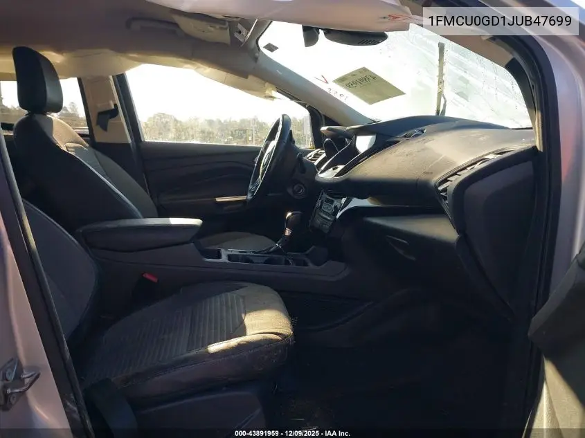 1FMCU0GD1JUB47699 2018 Ford Escape Se