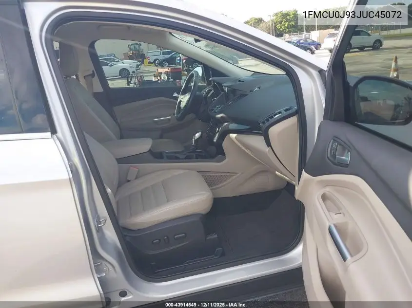 1FMCU0J93JUC45072 2018 Ford Escape Titanium