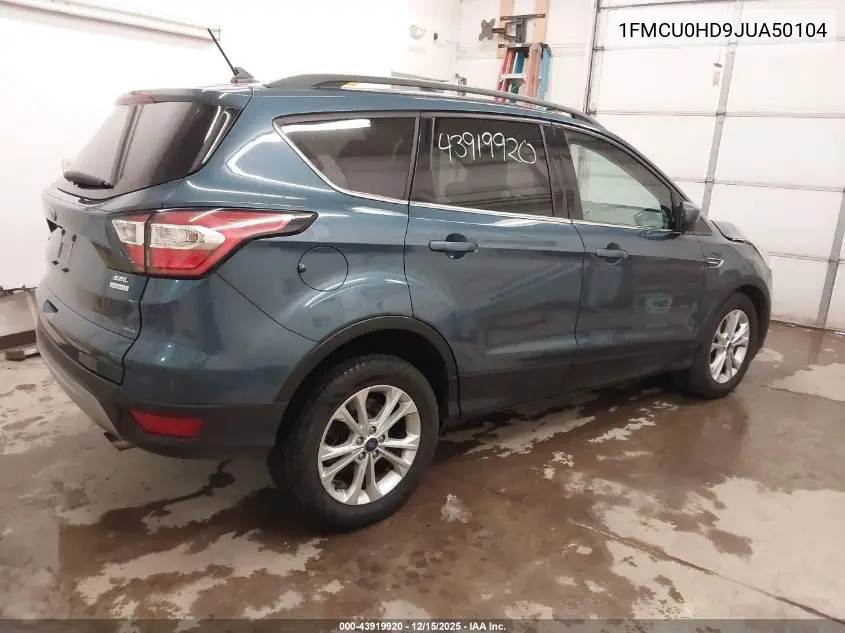 1FMCU0HD9JUA50104 2018 Ford Escape Sel