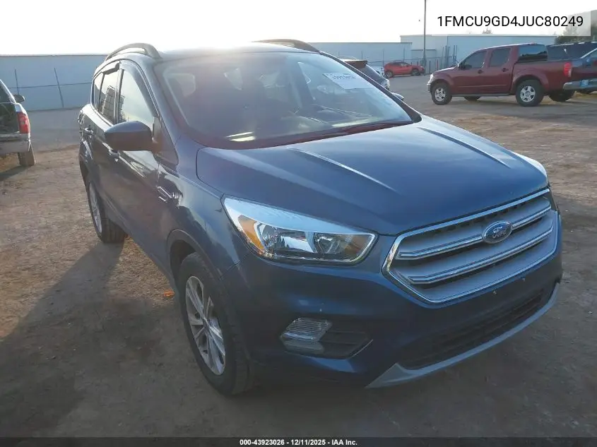 1FMCU9GD4JUC80249 2018 Ford Escape Se