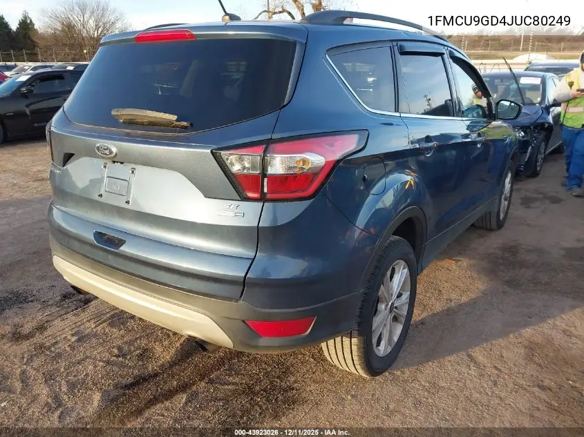 1FMCU9GD4JUC80249 2018 Ford Escape Se