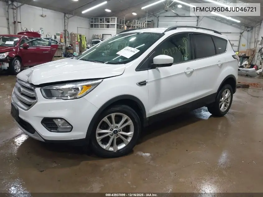 1FMCU9GD4JUD46721 2018 Ford Escape Se