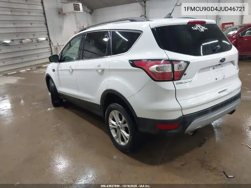 1FMCU9GD4JUD46721 2018 Ford Escape Se