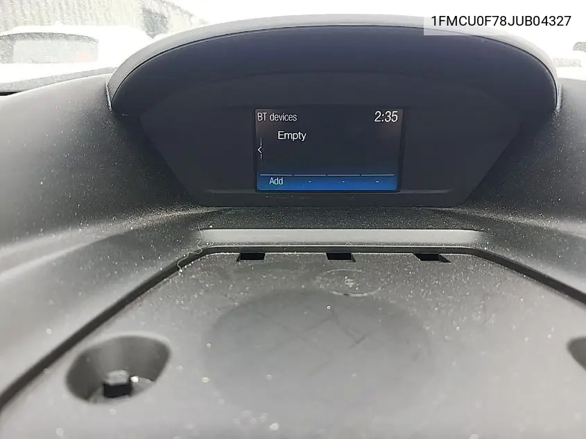 1FMCU0F78JUB04327 2018 Ford Escape S