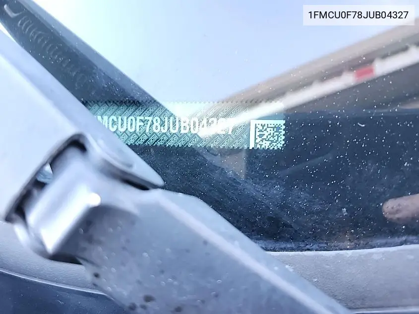 1FMCU0F78JUB04327 2018 Ford Escape S