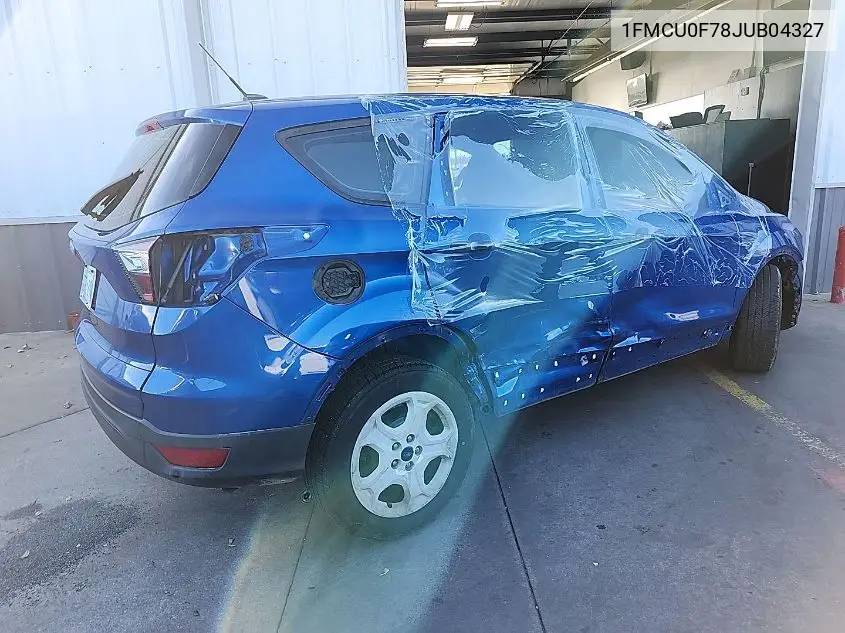 1FMCU0F78JUB04327 2018 Ford Escape S