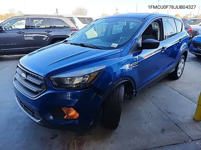 1FMCU0F78JUB04327 2018 Ford Escape S