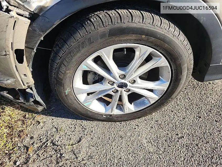 1FMCU0GD4JUC16594 2018 Ford Escape Se