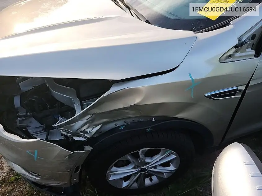 1FMCU0GD4JUC16594 2018 Ford Escape Se