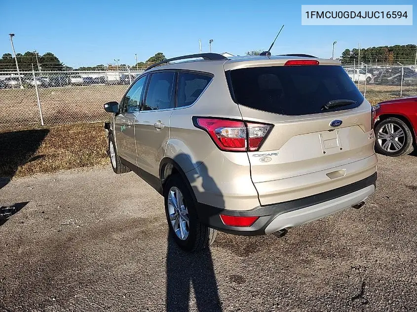 1FMCU0GD4JUC16594 2018 Ford Escape Se