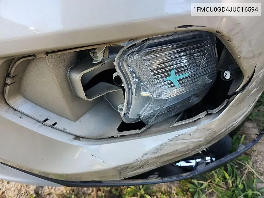 1FMCU0GD4JUC16594 2018 Ford Escape Se
