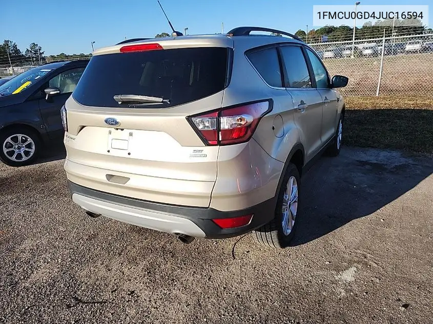 1FMCU0GD4JUC16594 2018 Ford Escape Se