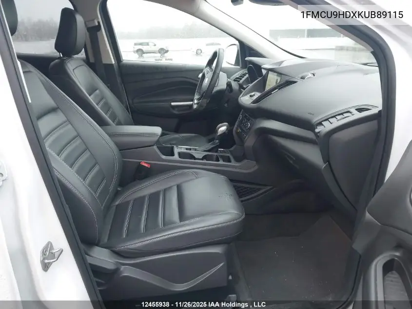1FMCU9HDXKUB89115 2019 Ford Escape Sel