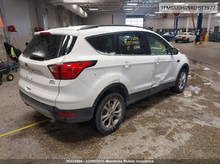 1FMCU0HD9KUB13977 2019 Ford Escape Sel