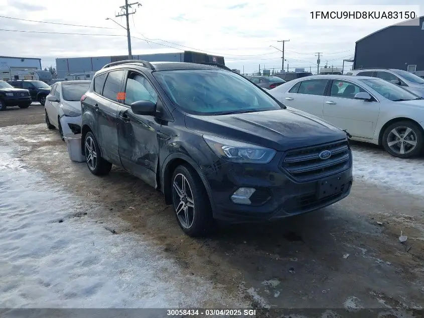 1FMCU9HD8KUA83150 2019 Ford Escape Sel