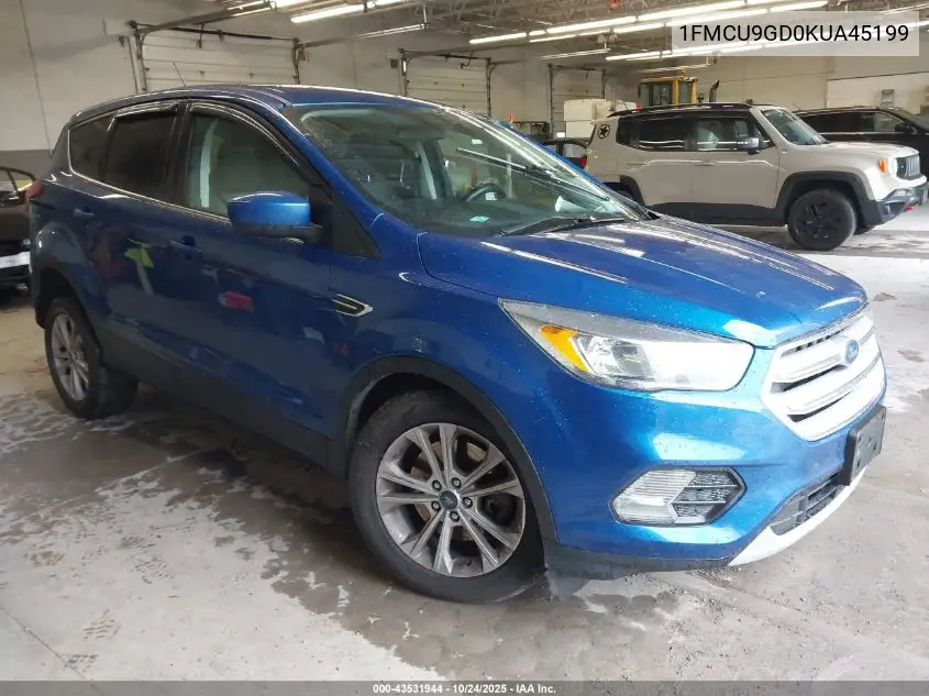 1FMCU9GD0KUA45199 2019 Ford Escape Se
