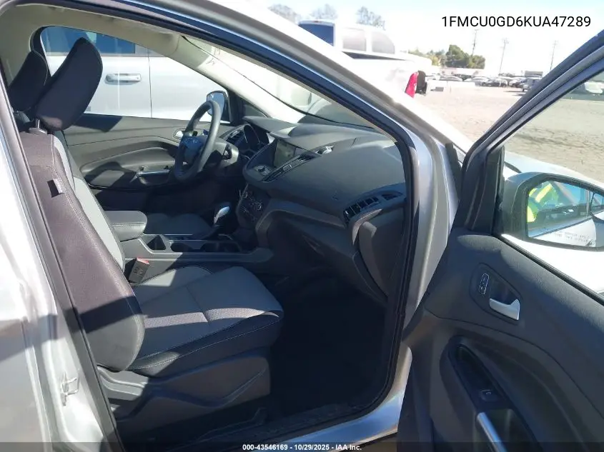 1FMCU0GD6KUA47289 2019 Ford Escape Se