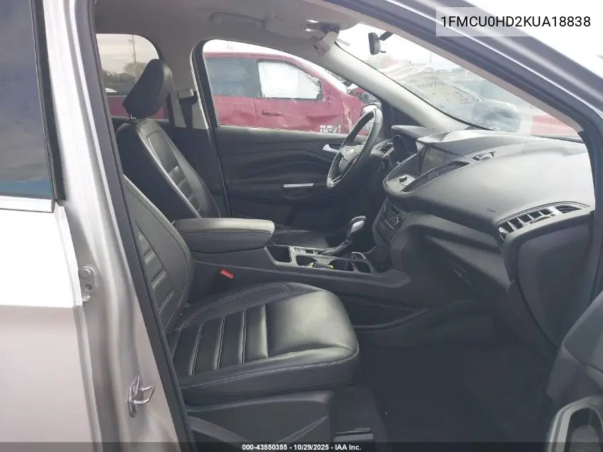 1FMCU0HD2KUA18838 2019 Ford Escape Sel
