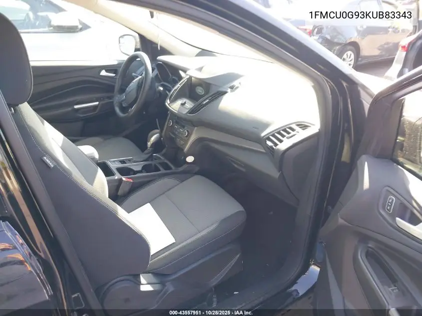 1FMCU0G93KUB83343 2019 Ford Escape Se