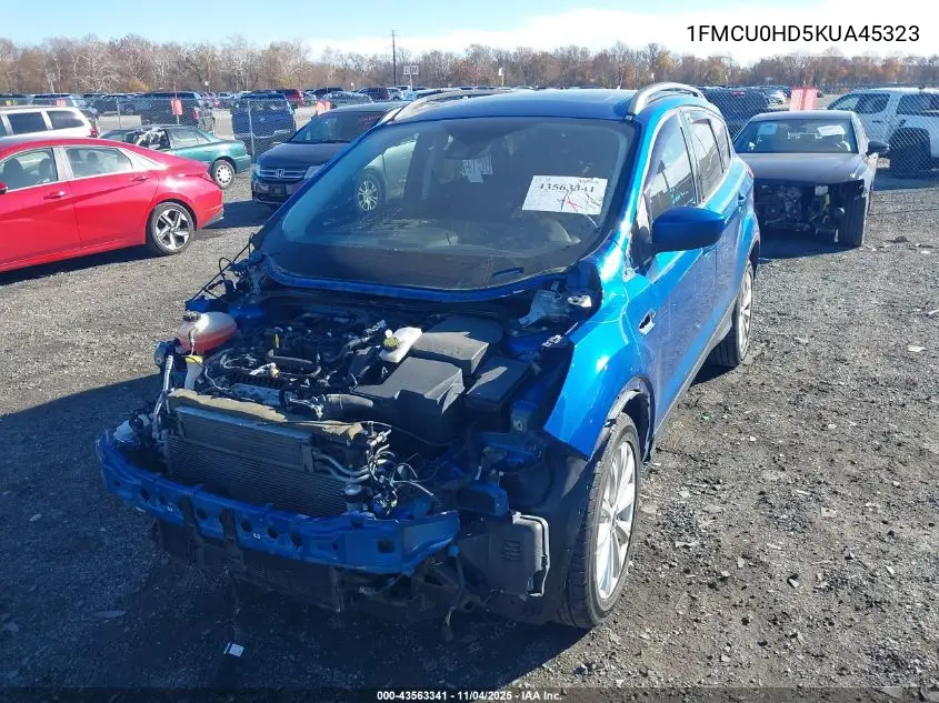 1FMCU0HD5KUA45323 2019 Ford Escape Sel