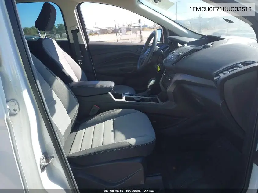 1FMCU0F71KUC33513 2019 Ford Escape S