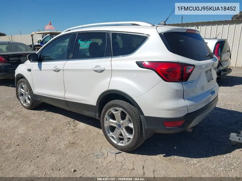 1FMCU0J95KUA18452 2019 Ford Escape Titanium